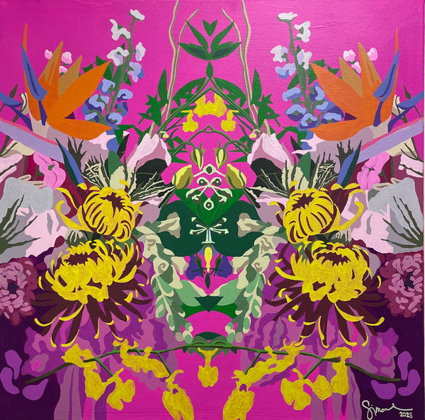 "These are your flowers, in Pink" by Simone Bailey Campbell