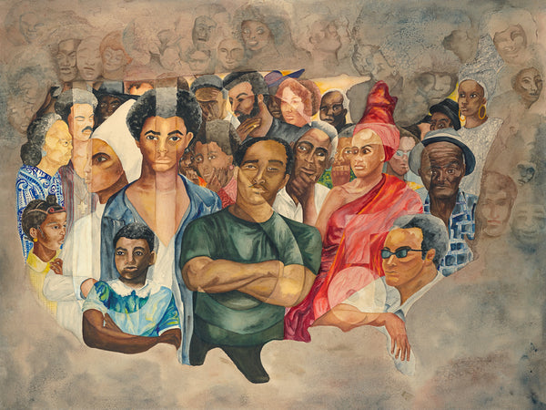 "Is U.S. us?" Painting by Nette Forné Thomas