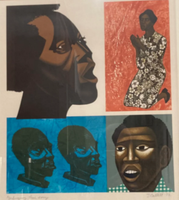 "Singing Their Songs" by Elizabeth Catlett